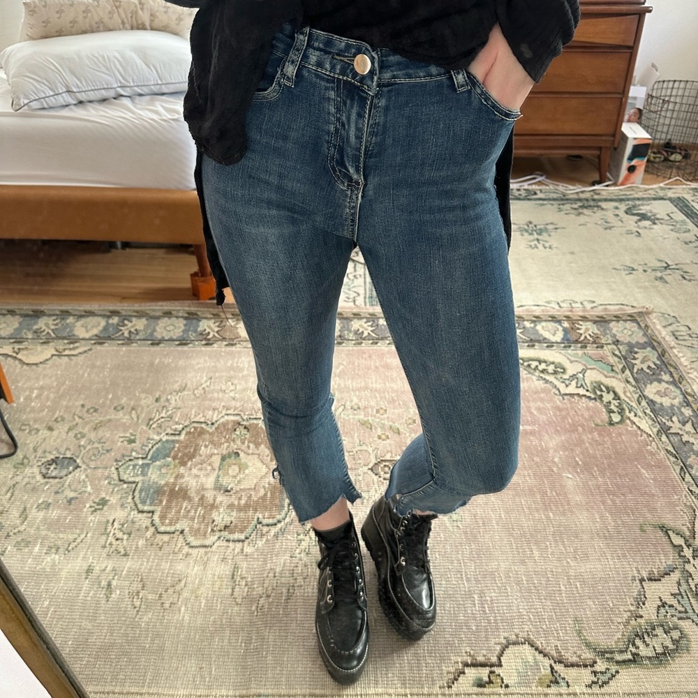 Korean Cropped Skinny Jeans
